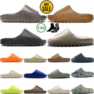 diapositive zoccoli slider pantofole sandali sandali onice ocra pura resina ossea intasare sabbia estate scivolo in pelle uomo donna pantofola in gomma spiaggia moda scarpa 79Wj #