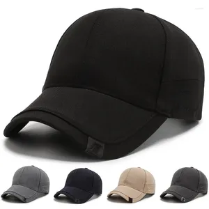 Ball Caps Solid Hip Hop Baseball Cap Men Adjustable Snapback Summer Hat Unisex Cotton Sun Visor Top Hats High Quality Trucker For