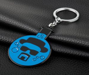 Breaking Bad BA BR Keyring Keychain Metal Heisenberg Mask Walter Key Ring Chain Car Pendant Souvenir Porte CLEF9823074