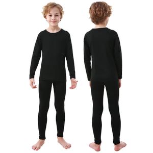 Children Winter Ski Thermal Underwear Sets Boys Girls Warm Breathable Thermo Underwear Sets Long Sleeve T-shirt 240130