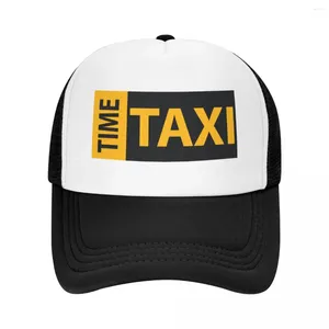 Ball Caps Classic Funny Driver Taxi Time Baseball Cap Herren Damen Atmungsaktive Trucker Hat Outdoor Snapback