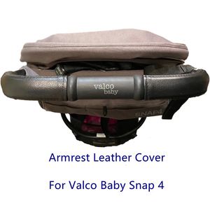 Läderhandtag Skyddsskydd som passar för Valco Baby Snap 4 Salvagn PRAM Bar Sleeve Case Armest Cover barnvagn Tillbehör 240129