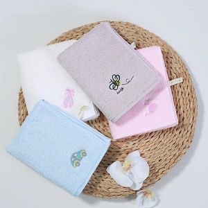 Handduk Cotton Cartoon Animal Embroidered Soft Baby Children Badrum hand ansikte 30x55cm