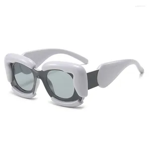 Солнцезащитные очки ZLY 2024, модные овальные женские и мужские оправы для линз из ПК, винтажные инновационные трендовые брендовые дизайнерские очки Y2K UV400