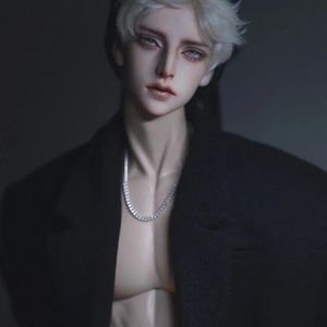 Oueneifs Xuan BJD Doll SD Siye Male Body 13 Resin 71cm Art Toys Men's Suit White And Black Missionary Cosplay Full set Dolls 240123