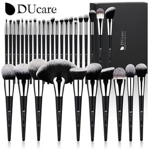 DUcare Professional Makeup Brush Set 10-32Pc Brushes Makeup Kit Synthetic Hair Foundation Power Eyeshadows Blending Beauty Tools 240127