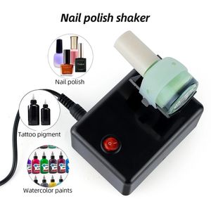 Electric Nail Polish Shaker Tattoo Ink Pigment Shaking Mixer Nail Polish UV Gel Paint Liquid Bottle Anti-Caking Shaking Machine 240123