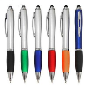 20 PC/Lot Stylus Pen Touch Pen Ball Point Point Okulu Ofis Malzemeleri 2'de 1 Çok Fonksiyonlu Kalem Yenilik Pen Pen Pen 240123