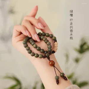 Strand Green Sandalwood Buddha Bead Armband doft hundra fröpar Kultur- och nöjesgåva