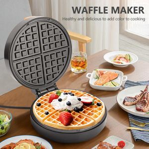 Brödtillverkare 110V/220V Electric Mini Waffles Maker Machine DIY Hemma Donuts Donut Egg Cake Heat Ugn Pan Pan