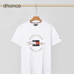 Nova camiseta de manga curta para homens de verão versátil com pescoço redondo na moda tl2i dr9w