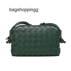 Abendtasche Leder 2024 Boteega Classic Venata Woven Loop Winter Bag Messenger Kleine Tragetasche Damen Luxustaschen Square Girl Vielseitig Soft Sho 3FE5