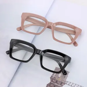 Sonnenbrille 1PC Mode Übergroße Quadratische Lesebrille Männer Frauen Hochauflösende Große Rahmen Presbyopie Brillen Dioptrien 0-3,00