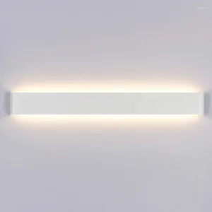 Vägglampa 30W 91 cm strip LED -lampor för vardagsrummet sängen åt sidan upp och ner sconce inomhuslampor aluminium au41