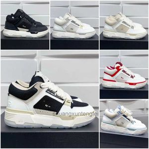 Ma-1 Lace-up Bread Sneakers Luxury Men Platform Mesh Leather Stadium Hardware- Leather Outdoors Trainers Sneakers Size 36-45 with Box