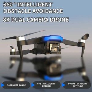 Drones 2023 New H26 Drone 4K Professional Equipped with 1080P Wide Angle Dual HD Camera Foldable Brushless Motor Optical Flow YQ240213