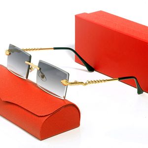 Carti Solglasögon Designer Kvinna Mens Eyewear Unisex Color Snake Frame Anti-ultraviolet Optical Frames Blacktemples Accessories Kvinna Eglasses Sonnenbrille