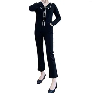 Pantaloni da donna a vita alta casual tinta unita slim ritagliati pantaloni da donna leggings per donna Ropa Mujer