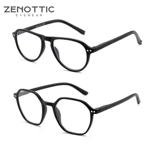 Occhiali da sole ZENOTTIC 2024 Pilot Anti Blue Light Blocking Occhiali da lettura Fashion Aviator Montatura da vista per occhiali presbiti unisex