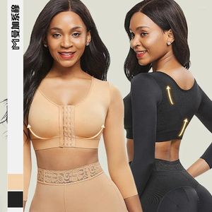 Camisoles Tanks Kvinnor Posture Corrector Bh Push Up Korrigerande Sömlösa underkläder Mantel Slimmingkorsett Toppar Mage Control Body Shaper