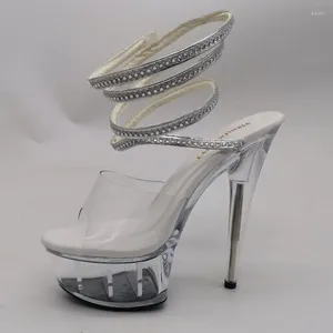 Pollici superiori laijianjinxia sandals pu cm moda sexy esotico piattaforma ad alto tacco da festa da donna scarpe da ballo k 159