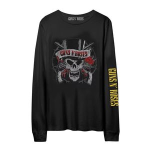 Mens Fashion Guns N Roses Tshirts Vintage Long Sleeve Tee Tops GnR Rock Tshirt Men Loose Overdimased Streetwear 240129