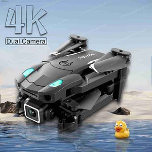 Drones New S128 Mini Drone 4K HD Camera Three-sided Obstacle Avoidance Air Pressure Fixed Height Professional Foldable Quadcopter Toys YQ240213