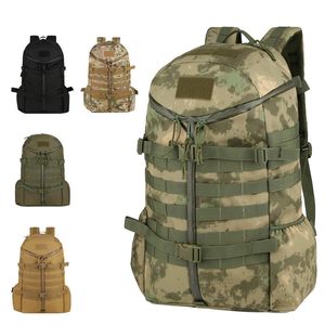 High Quality Outdoor Sport Backpack Military Tactical Camouflage Waterproof Climb Backpack Men Travel Camping Hunting Hiking Bag 240124
