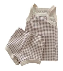 Designer Baby Abbigliamento per bambini Set per bambina Bretella estiva Gilet fresco Pantaloncini Tuta per bambini Tuta sportiva Tessuto Puro cotone Morbido Comf2411514