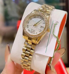 AAA Designer Women's Watch Quartz Movement 28mm Size alloy casel Case with Diamond Small Red Book ten Colors 01