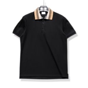 Luxusmarken-Herren-Designer-Polo-T-Shirt, Sommermode, atmungsaktiv, kurzärmelig, Revers, lässiges Oberteil, Revers-Polos, Strumpfbanddruck, hochwertige Baumwollkleidung, T-Shirts, Polos