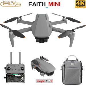 Drony Nowe Cfly Faith Mini Drone 4K Professional GPS HD Camera 3-osiowa Gimbal RC Quadcopter 4 km FPV 26min Lot 249G Helikopter YQ240211