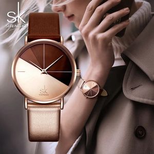 Shengke Design originale Donna Orologi Moda creativa Orologio da polso al quarzo da donna SK Orologio da donna Movimento Montre Feminino Orologio 240202