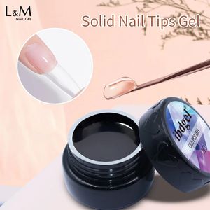 ibdgel Solid Nail Tips Gel Polish Clear Fast Nail Extension Gel Varnish Art Sculpture Diamond Stick Press Nail Tip Gel Polish 240122