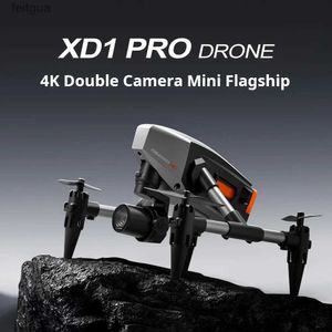 Drony XD1 Pro Mini Drone Professional Dual Camera Optical Stream WIFI Aerial Photography Quadcopter Pilot Control YQ240213