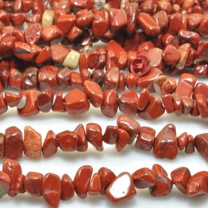 Loose Gemstones Natural Red Jasper Smooth Chip Beads For Jewelry Making Gemstone Wholesale Semi Precious Stone Diy Bracelet Necklace