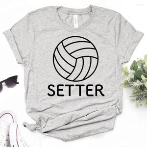 Women's T Shirts Volleyball Shirt Women Funny Top Female Harajuku Designer Clothes