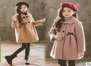 Ragazze Mylon Cappotto 2021 Inverno Children039s Individualità Abbigliamento Bambini Moda Bambini Giacca a maniche lunghe 2 Colori solidi Taglia48878327