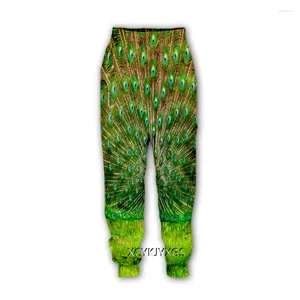 Calças masculinas Xinchenyuan Pretty Animal 3D Print Casual Sweatpants Calças de jogging retas K35