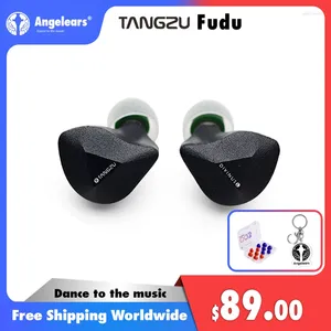 Tangzu fudu Hifi Audiophile Earphone 1DD 2BAハイブリッドインイヤーモニター音楽スポーツイヤホン4.4mmプラグデタッチャブル0.78 2pinケーブルIEM