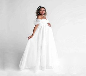 Shoulderless Sexy Maternity Dress Po Shoot Long Pregnancy Dresses Pography Props Lace Chiffon Maxi Gown For Pregnant Women9038890
