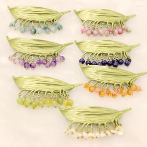 Brooches Fashion Female Money Freshwater Special-shaped Stone Round Pearl Series Of The Lacquer That Bake Paint Brooch