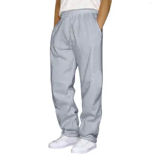 Pantaloni da uomo Pantaloni da uomo Hip Hop Casual Tinta unita Polsino con lacci Allenamento maschile Abbigliamento Pantaloni sportivi coreani Tuta