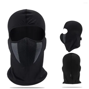 Capacetes de motocicleta máscara facial completa respirável balaclava à prova de poeira capacete capa casco moto chapelaria ciclismo bicicleta cachecol