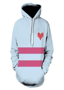 Undertale Cosplay Frisk Cosplay Costume Tshirt Hoodies Coat Game Casual Pullover Hooded Sweatshirt Fashion Streetwear LE3906782692