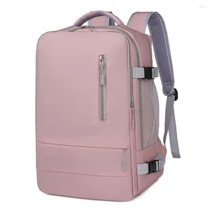 Sırt çantası kadın moda büyük kapasiteli usb şarj okul bağımsız ayakkabı çantası seyahat fitness gündüz çip açık sırt çantaları