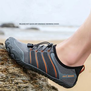 Mężczyźni Kobiety Szybkie suche trekkingowe buty sportowe Water Sports Wygodne oddychające w górę plaży Bring Nisclip Barefoot Aqua 240123