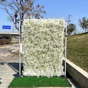 Decorative Flowers SPR Wholesale Custom BABYBREATH ROLL UP WALL Wedding Supplies Decoration Backdrop Silk Artificial Flower