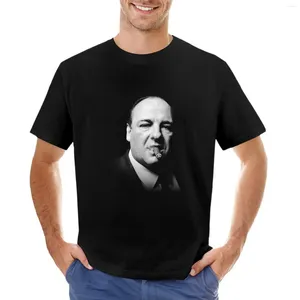 Polos masculinos Tony Soprano - The Sopranos 3 T-shirt Edition Customs Projete suas próprias camisetas pesadas para homens