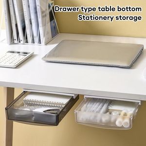 Drawer tipi saklama kutusu Masa Organizer Tablo Gizli Ofis Kırtasiyesi 240125